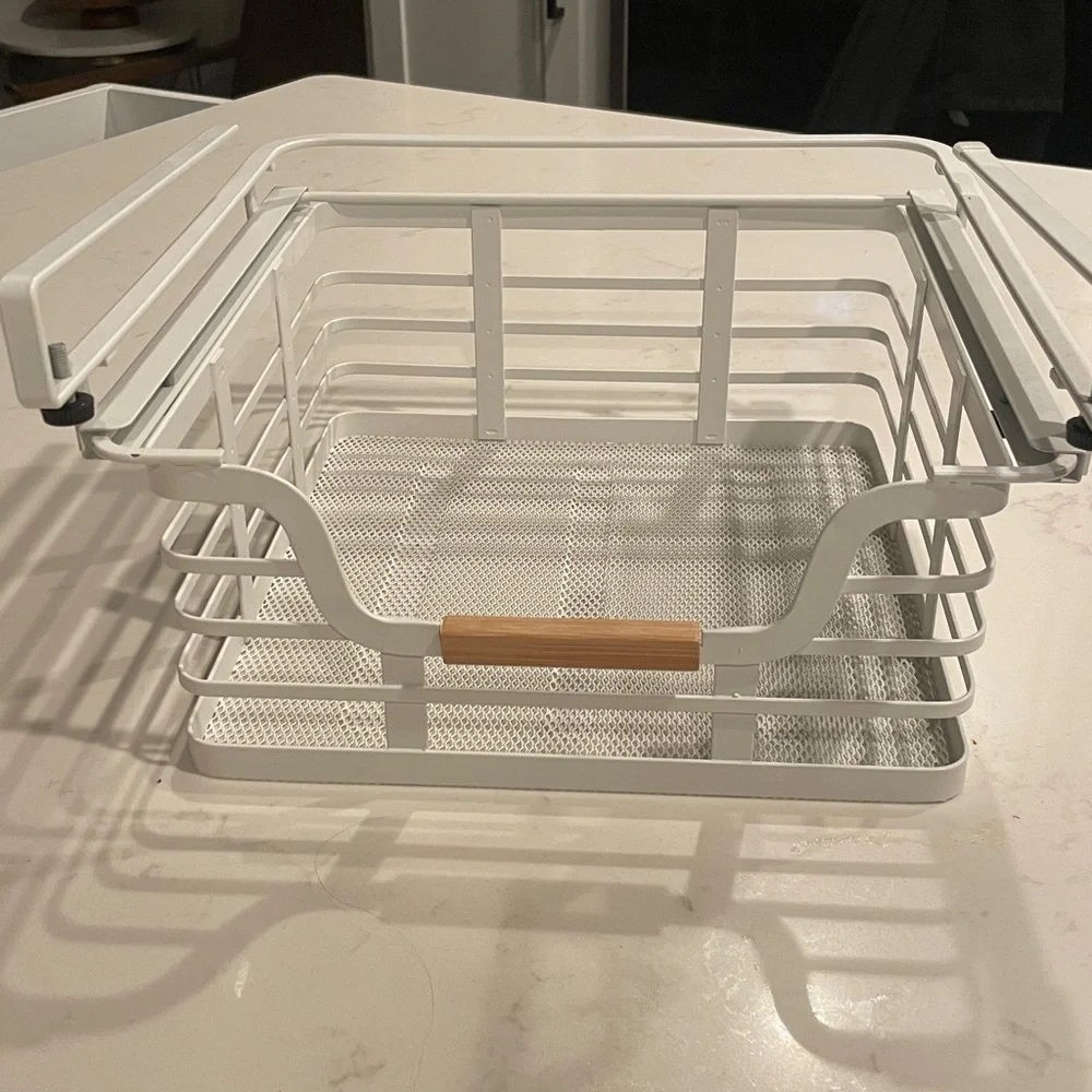 Under Cupboard Wire Basket Storage